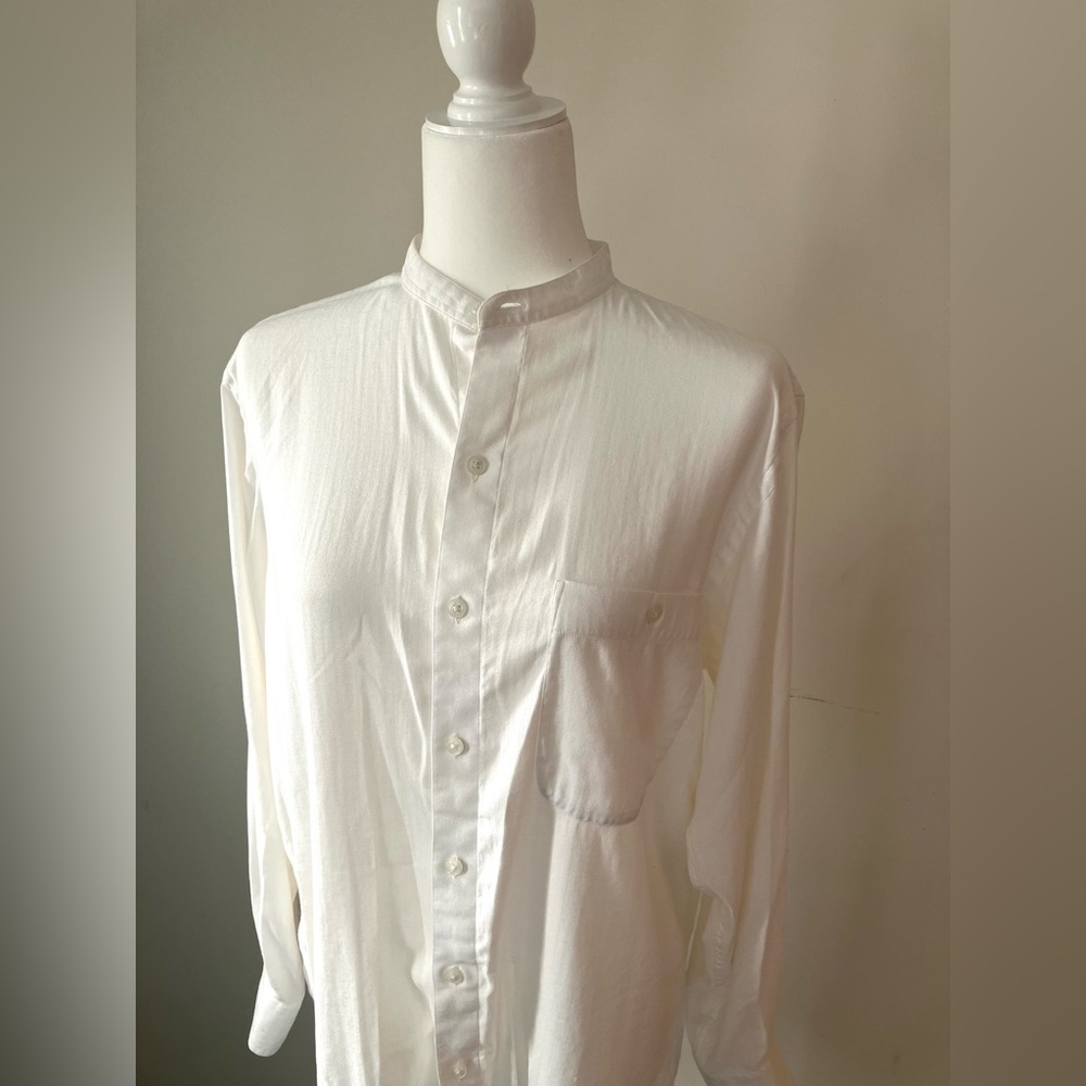 Murano classic basic white button down - Picture 3 of 6